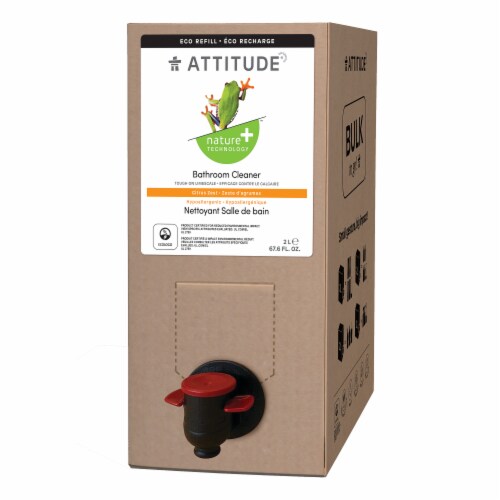 Attitude Citrus Zest Bathroom Cleaner Perspective: front
