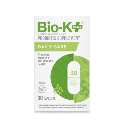 Bio-K+® Probiotic Daily Care Vitamins Perspective: front