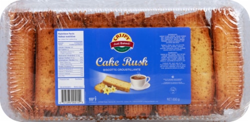 Crispy Just Baked Cake Rusk Perspective: front