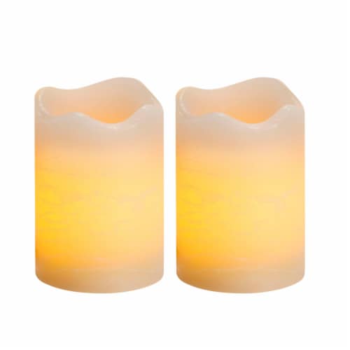 Northern International Rustic Votive Candle 2 Pack - Cream Perspective: front