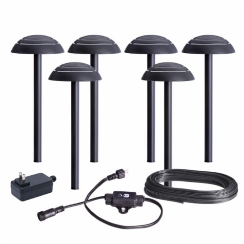 Sterno Home LED Outdoor Path Lights - Black Perspective: front