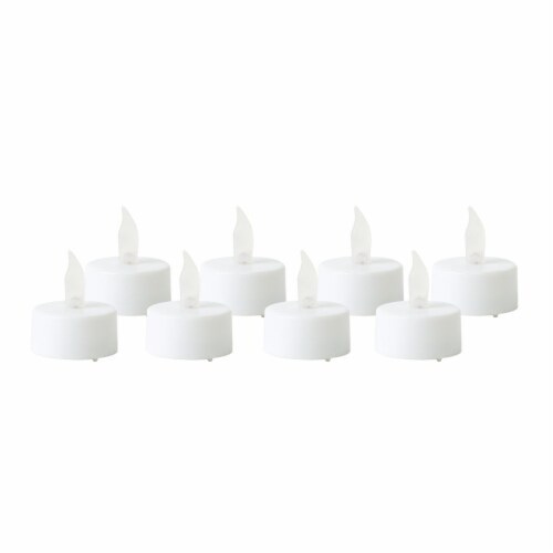 Night Splendor™ Flameless LED Tea Lights - White Perspective: front