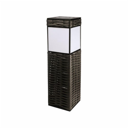 Paradise Lighting 8466583 3 watt Solar Powered LED Pathway Light, Matte Brown Perspective: front