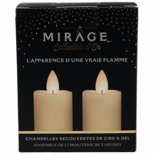 Sterno Home Mirage Flameless Candles 2 ct 3 in Smith s Food and Drug