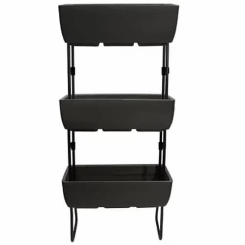 RTS Home Accent 5604-00400A-79-81 Up Live Wall, Graphite - Pack of 3 Perspective: front