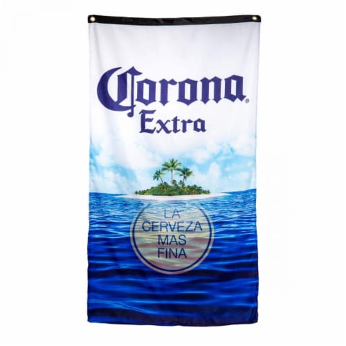 Corona Extra 794922 Corona Extra Island Flag Perspective: front