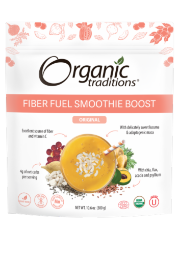 Organic Traditions® Original Fiber Fuel Smoothie Boost Mix Perspective: front