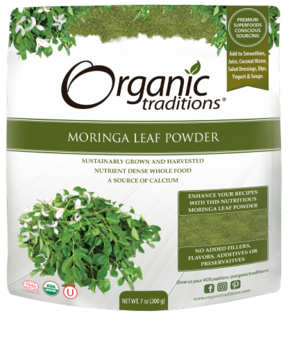 Organic Traditions® Morning Leaf Powder Perspective: front
