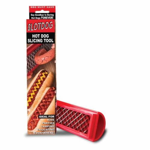 SLOTDOG Hot Dog Crisscross Cutter Slicer Press Gadget Tool for BBQ