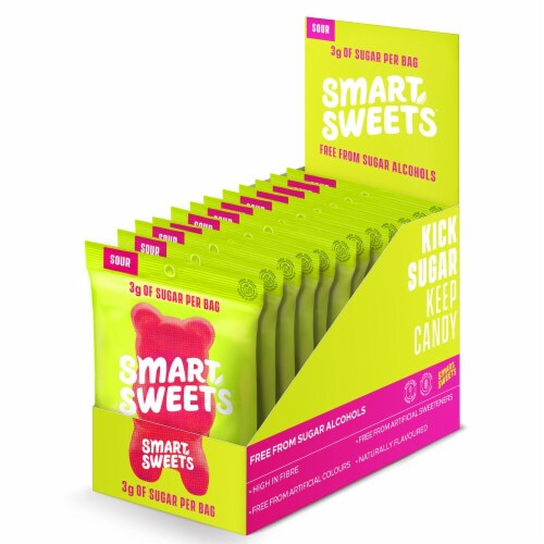 Smart Sweets Gluten Free Sour Gummy Bears Perspective: front