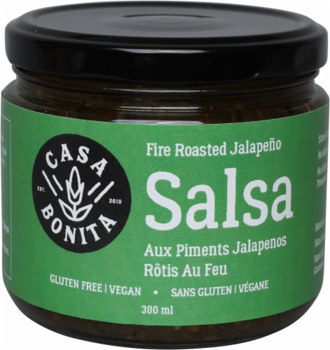 Casa Bonita Fire Roasted Jalapeno Salsa Perspective: front