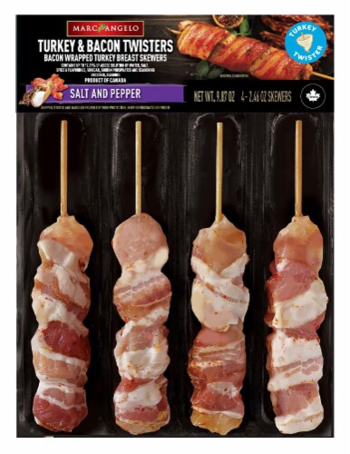 Marcangelo Salt & Pepper Turkey & Bacon Twisters Perspective: front