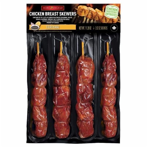 Marcangelo Chicken Breast Skewer - Teriyaki Perspective: front