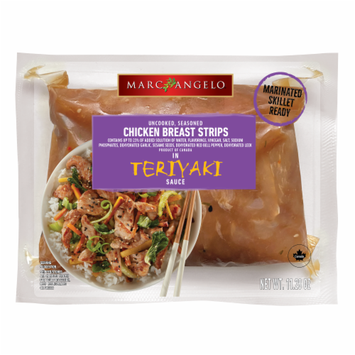 Marcangelo® Chicken Breast Strips - Teriyaki Perspective: front
