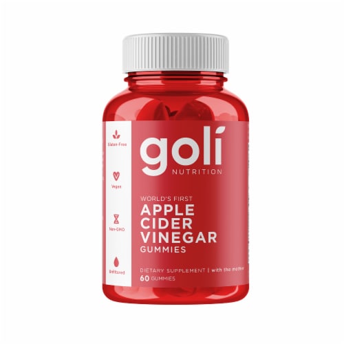 Goli Nutrition Apple Cider Vinegar Gummies Perspective: front