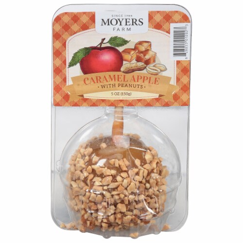 Moyers Farm Caramel Apple with Peanuts Perspective: front