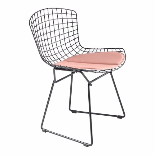 Pink wire chair hotsell