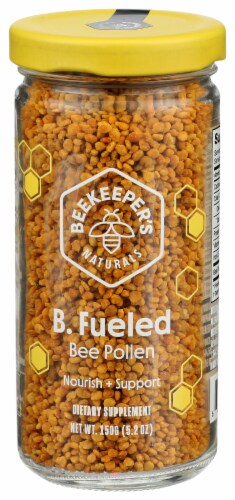 Beekeeper's Naturals B. Fueled Bee Pollen Dietary Supplement Perspective: front