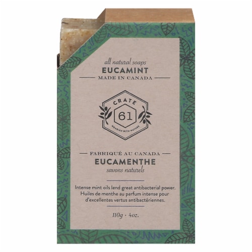 Crate 61 Eucamenthe All Natural Soap Perspective: front