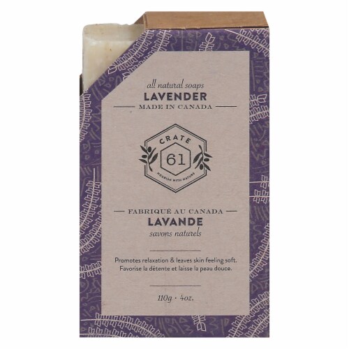 Crate 61 Lavendar Bar Soap Perspective: front