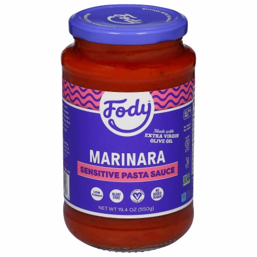 Fody Foods™ Marinara Sensitive Pasta Sauce Perspective: front