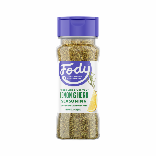 Fody Foods Lemon & Herb Seasoning Perspective: front