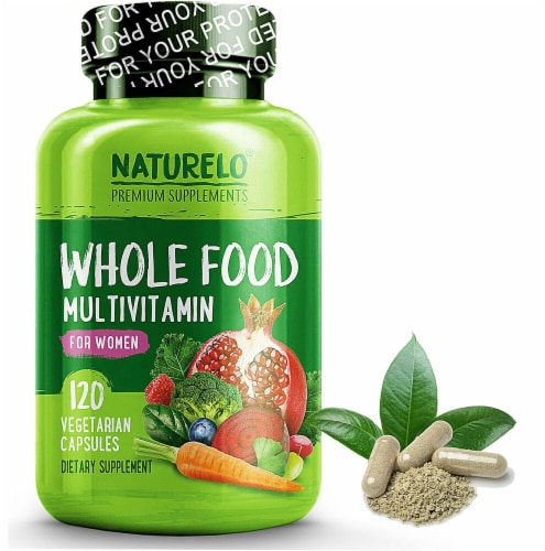 NATURELO Whole Food Multivitamin for Women Capsules Perspective: front