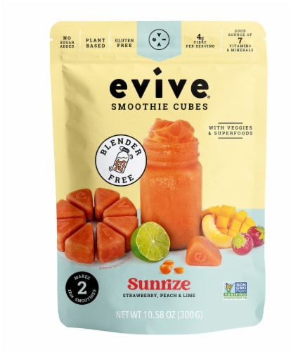 Evive® Nutrition Sunrize Smoothie Cubes Perspective: front
