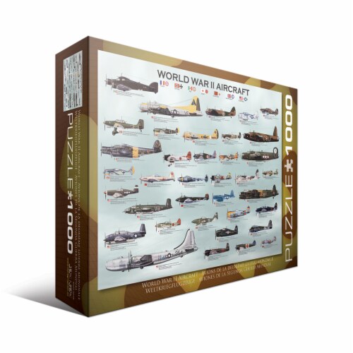 Eurographics Inc WWII Aircraft Puzzle Perspective: front