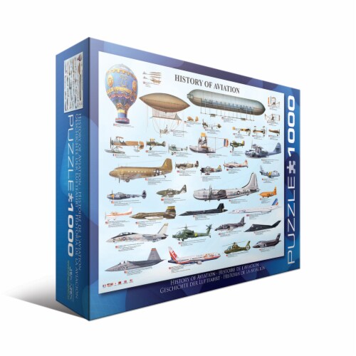 Eurographics Inc History of Aviation Puzzle Perspective: front