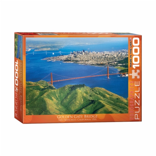 Eurographics Inc Golden Gate Bridge San Francisco California USA Puzzle Perspective: front