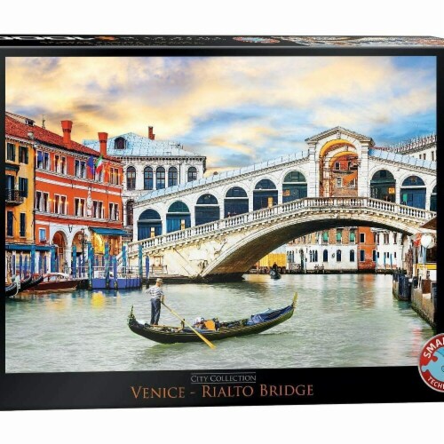 Eurographics 30376310 Venice Rialto Bridge Jigsaw Puzzle - 1000 Piece Perspective: front