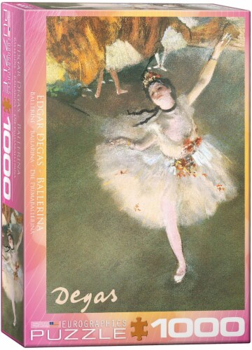 Ballerina by Edgar Degas 1000 Piece Jigsaw Puzzle Perspective: front