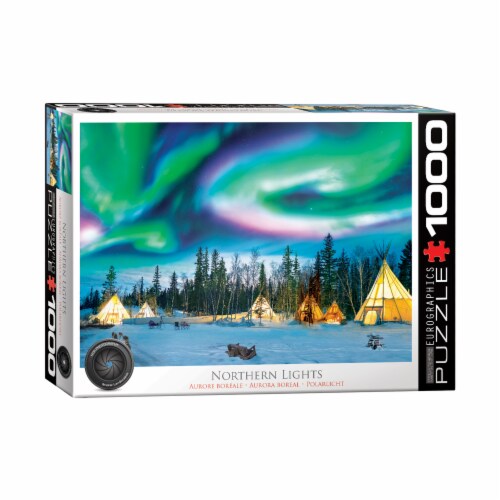 Eurographics Inc Northern Lights Yellowknife Puzzle Perspective: front