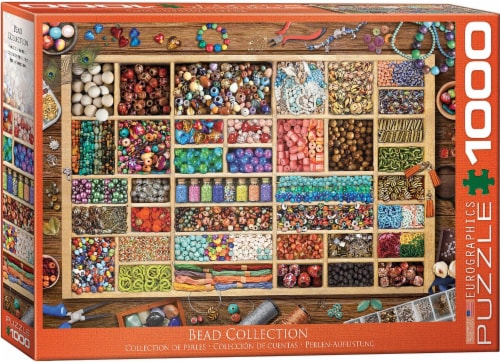Bead Collection 1000 Piece Jigsaw Puzzle Perspective: front