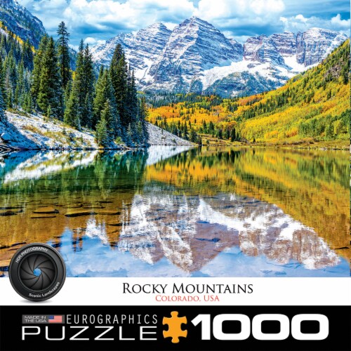 Eurographics Puzzles ocky Mountains Jigsaw Puzzle Perspective: front