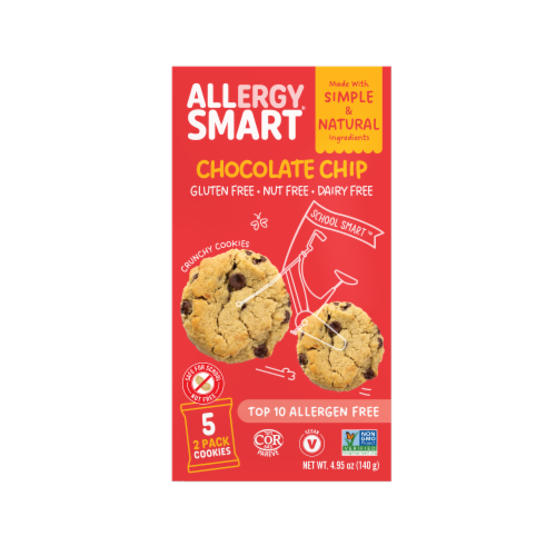 Allergy Smart® Chocolate Chip Cookies Perspective: front