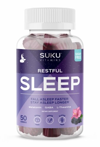 SUKU Vitamins Restful Sleep Vitamin Gummies Perspective: front