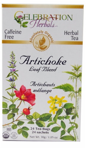 Celebration Herbals  Organic Tea Artichoke Leaf Blend Perspective: front