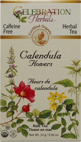 Celebration Herbals Organic Calendula Tea Perspective: front