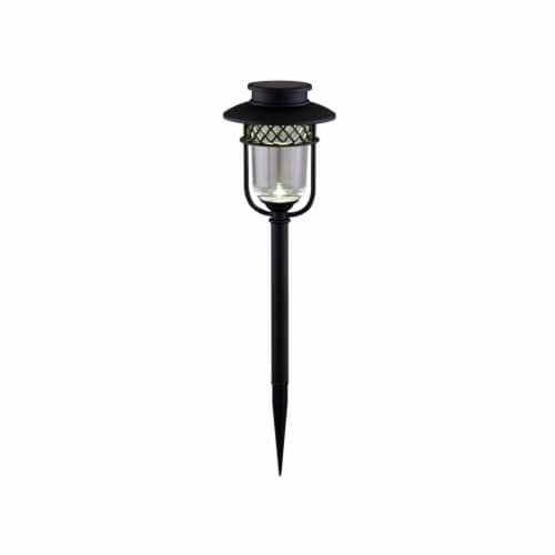 Classy Caps GL1101 Stainless Steel Lanscape Path & Garden Light, Black Perspective: front