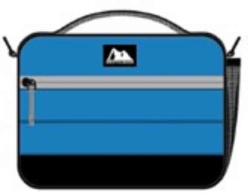 California Innovations Ultimate Horizontal Lunch Box - Blue/Grey Perspective: front