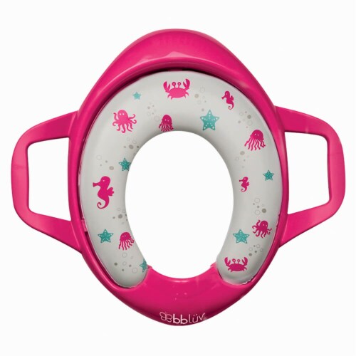 bbluv B0112P Poti Padded Toilet Seat Cover for Potty Training - Pink Perspective: front