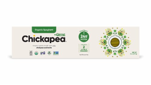 Chickapea + Greens Organic Spaghetti Perspective: front