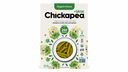 Chickapea + Greens Organic Penne Perspective: front