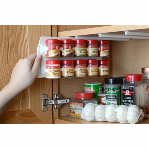 Spice storage using deli containers  Spice cabinet, Spice storage, Kitchen  spices