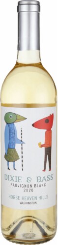 Dixie & Bass™ Sauvignon Blanc Washington White Wine Perspective: front