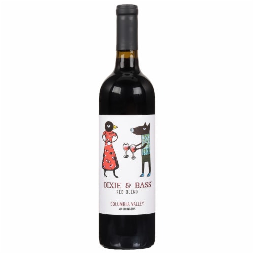Dixie & Bass™ Columbia Valley Red Blend Red Wine Perspective: front