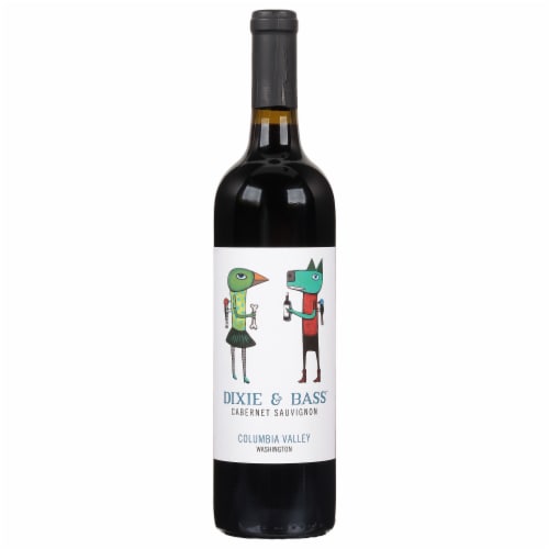 Dixie & Bass™ Columbia Valley Cabernet Sauvignon Red Wine Perspective: front