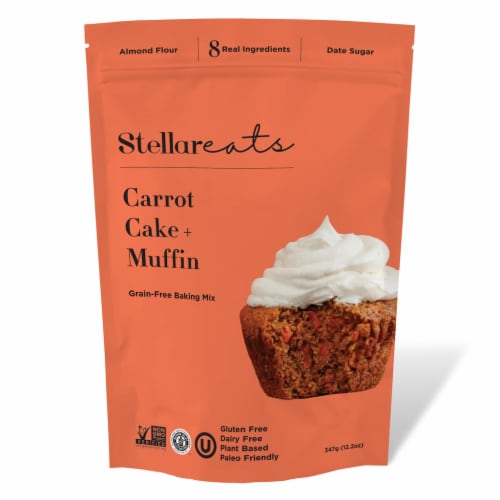 Stellar Eats Grain-Free Carrot Cake + Muffin Mix Perspective: front
